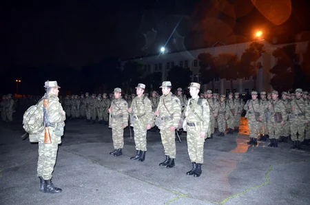 Field exit of cadets of Azerbaijan High Military School starts