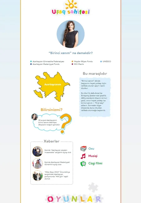 Newly designed official website of Azerbaijan's  First Lady launched