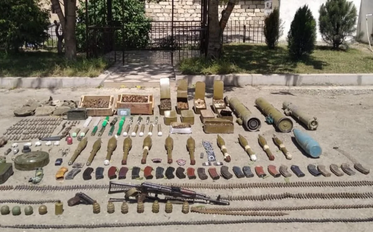 Number of ammunitions found in liberated territories announced 