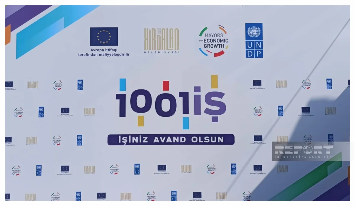 Aİ və BMT-nin dəstəyi ilə Xırdalanda əmək yarmarkası keçirilir