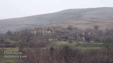 Füzulinin Qarğabazar kəndindən görüntülər