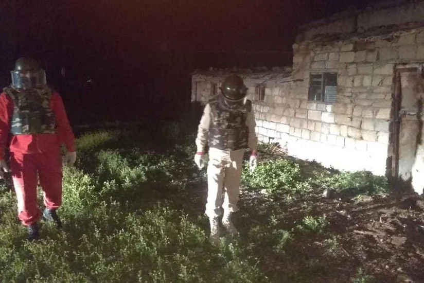 Qazaxda mərmi tapılıb