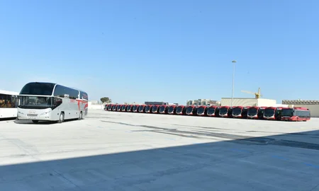 Президент Ильхам Алиев принял участие в открытии второго депо ООО BakuBus
