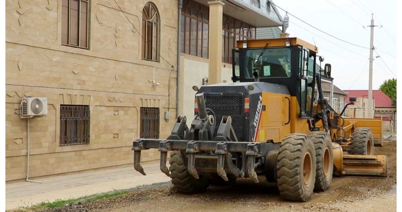 Şəmkirdə kəndlərarası avtomobil yolu layihəsinin icrasına start verilib