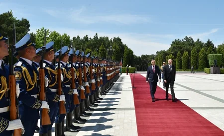 Official welcome ceremony was held for Polish President Andrzej Duda