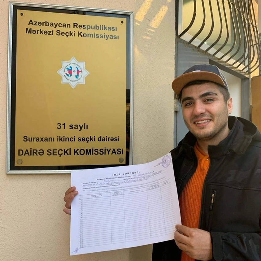Bloqqer Mehman Hüseynov bələdiyyə üzvlüyünə namizədliyini irəli sürüb