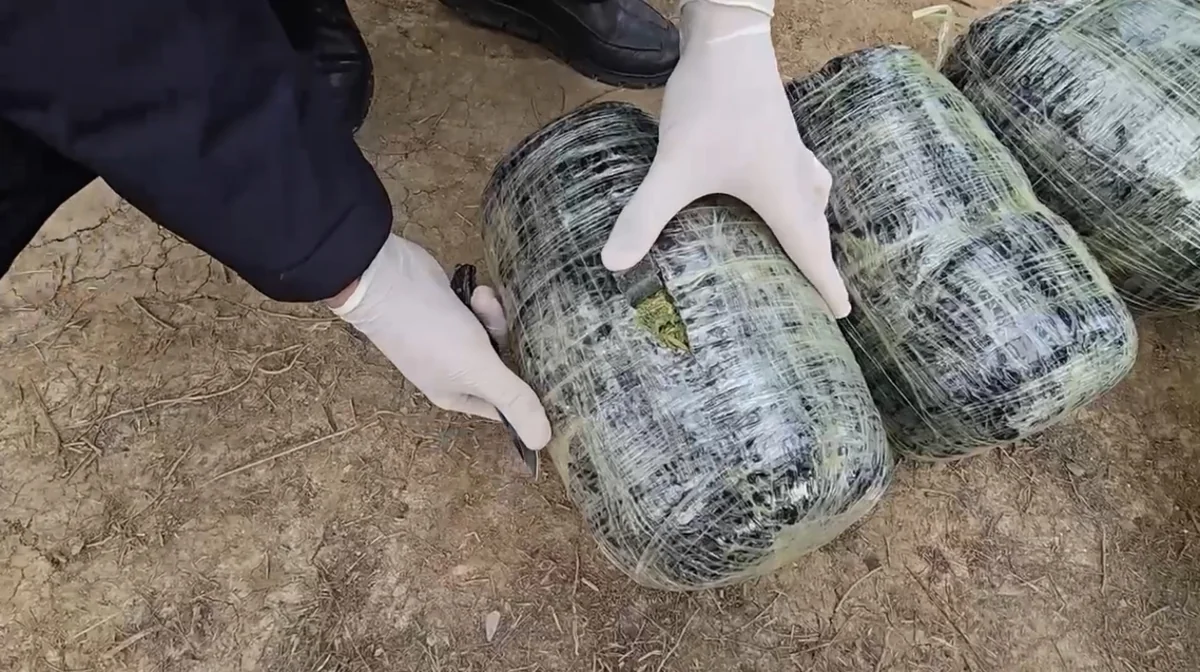 Ağcabədidə saxlanılan şəxsdən 10 kiloqram narkotik vasitələr aşkarlanıb