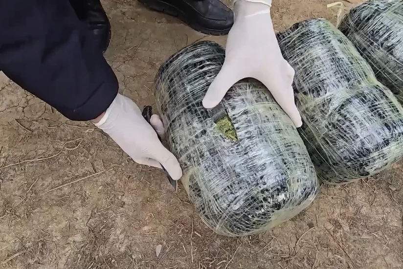 Ağcabədidə saxlanılan şəxsdən 10 kiloqram narkotik vasitələr aşkarlanıb