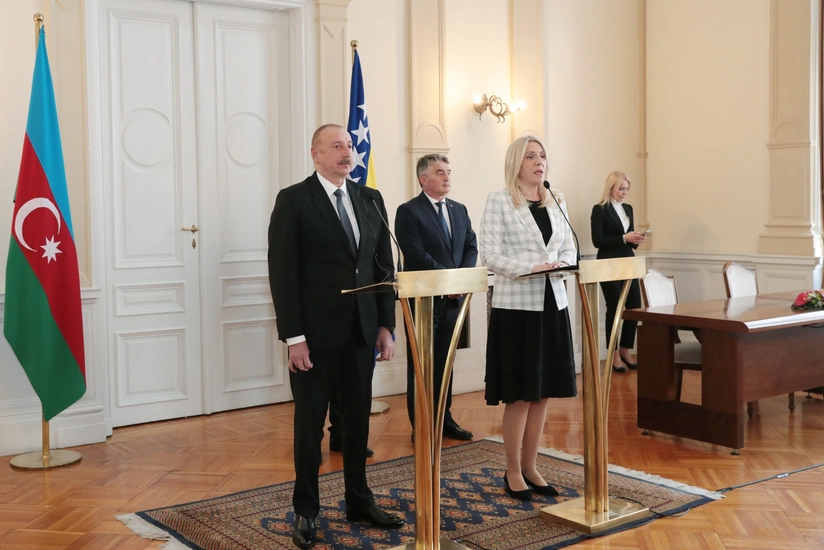 Ilham Aliyev: Today, new page of Azerbaijan-Bosnia and Herzegovina relations begins
