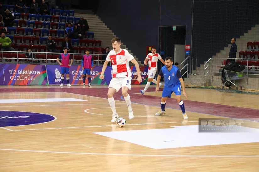 Azərbaycanın futzal millisi Avropa çempionatının əsas mərhələsində Xorvatiyaya məğlub olub