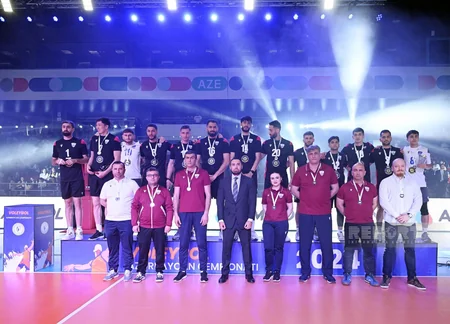 Voleybol üzrə Azərbaycan çempionatının qalibləri mükafatlandırılıb