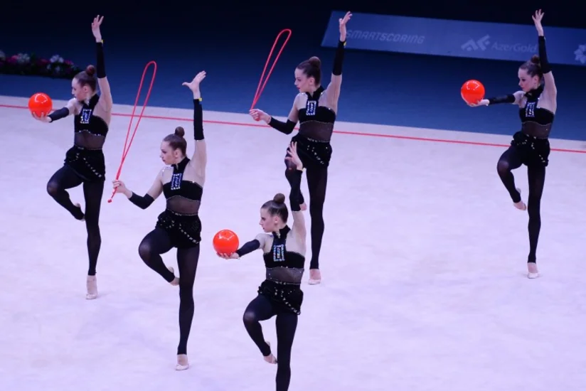 Azərbaycanın bədii gimnastika komandası Dünya Kubokunda çoxnövçülük yarışlarının finalına yüksəlib