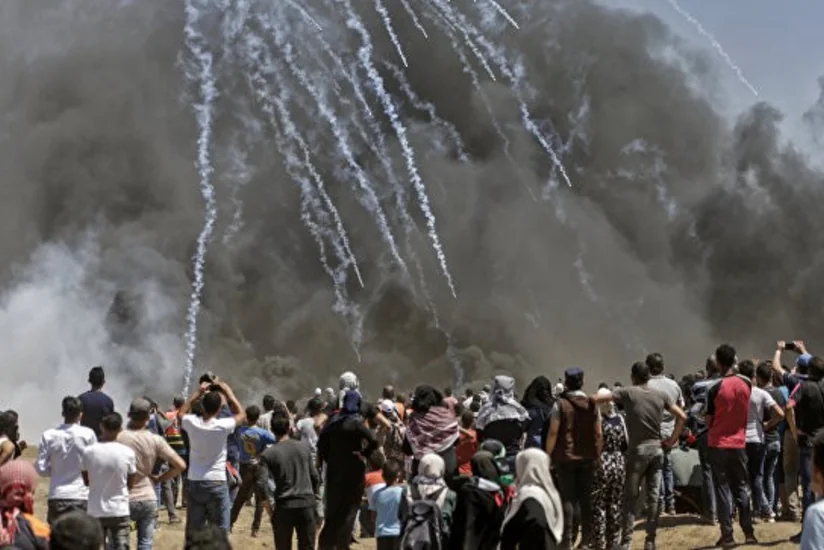 Qəzzada İsrail hərbçiləri ilə toqquşmalarda 2 fələstinli ölüb, 45-i xəsarət alıb