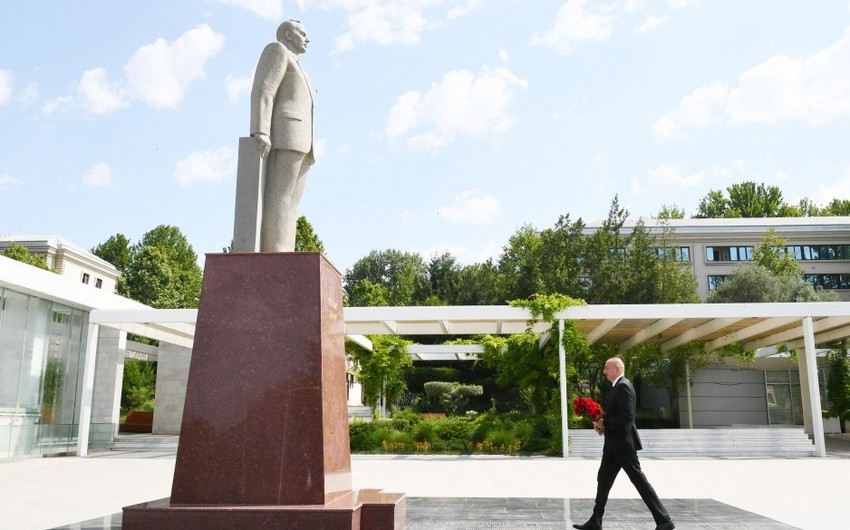 Prezident Mingəçevirdə səfərdədir