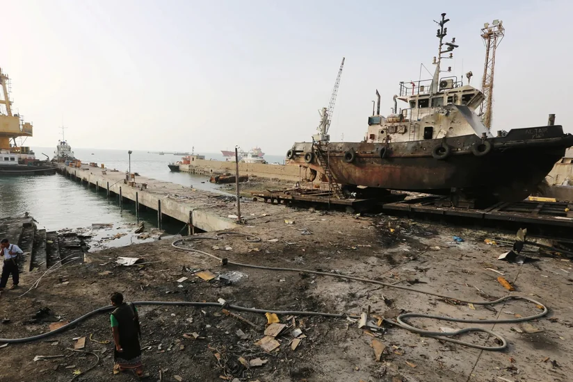 Порт Ходейда в Йемене работает с ограничениями после удара Израиля