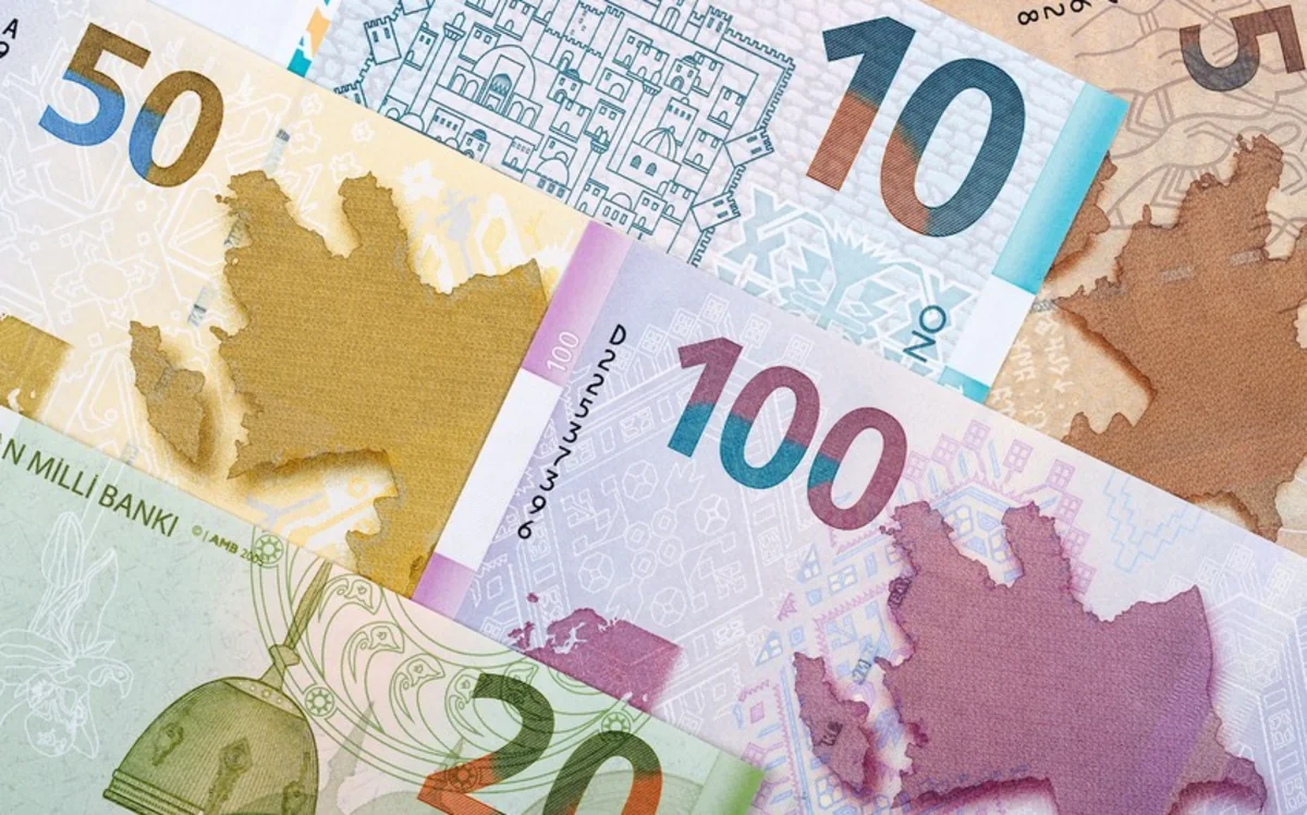 Azərbaycanda manatla geniş pul kütləsi 26 % artıb