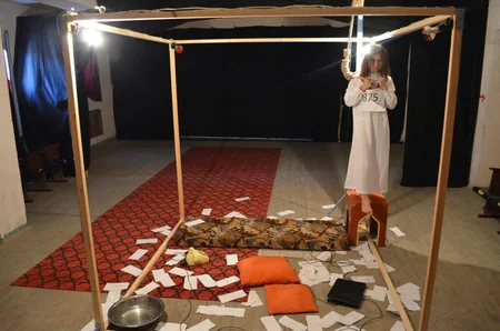 Dərbənd Azərbaycan Dövlət Dram Teatrı mövsümü İnsan səsi tamaşası ilə yekunlaşdıracaq