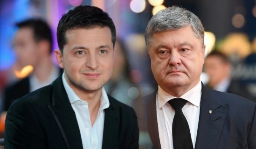 MSK: Zelenski və Poroşenko Ukraynada prezident seçkilərinin ikinci turuna çıxıblar - FOTO
