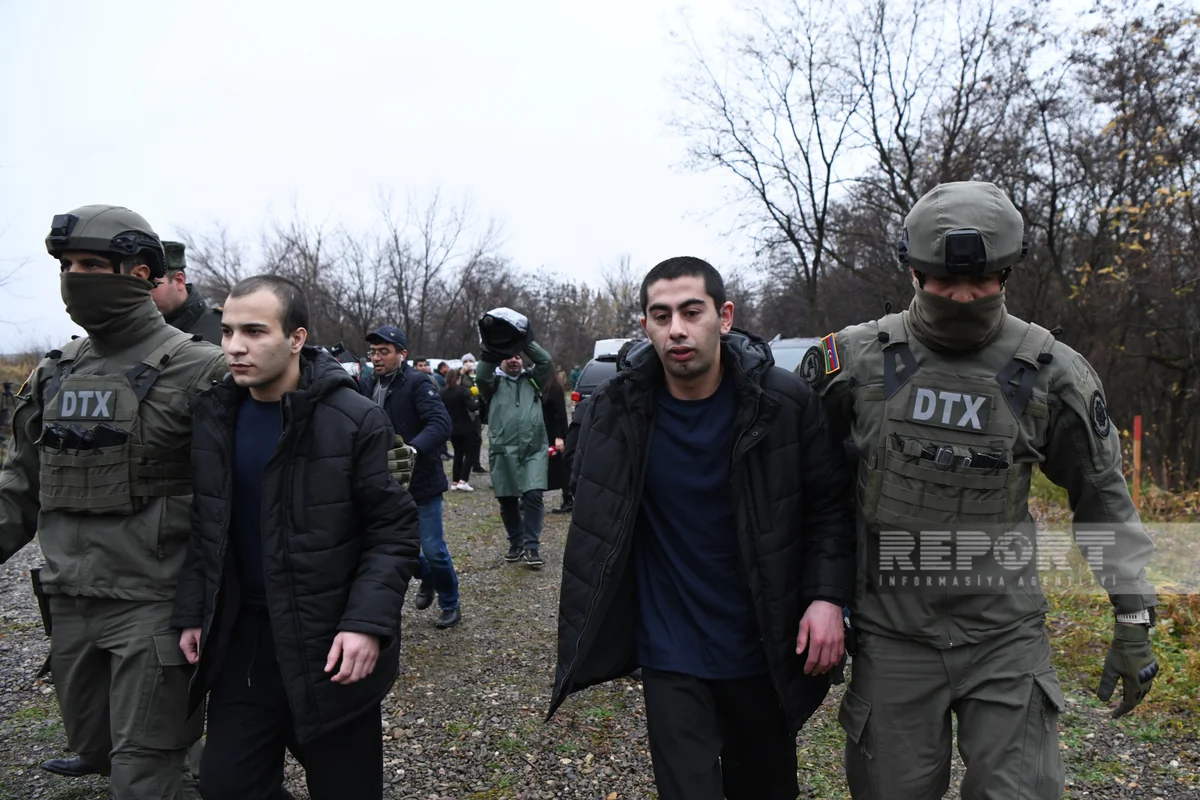 Azerbaijani servicemen released from captivity