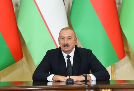 İlham Əliyev və Şavkat Mirziyoyev mətbuata bəyanatlarla çıxış ediblər - YENİLƏNİB