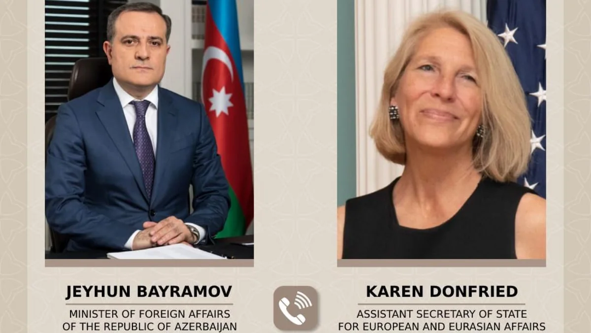 Azərbaycanın XİN başçısı ilə ABŞ dövlət katibinin köməkçisi arasında telefon danışığı olub