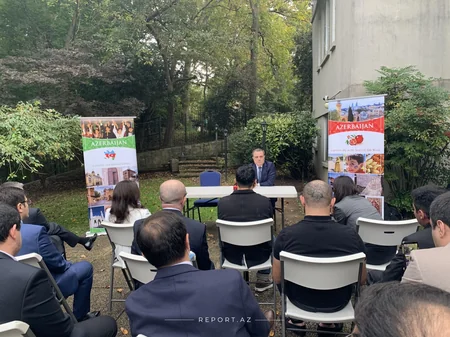 Ceyhun Bayramov ABŞ-da azərbaycanlılarla görüşdü