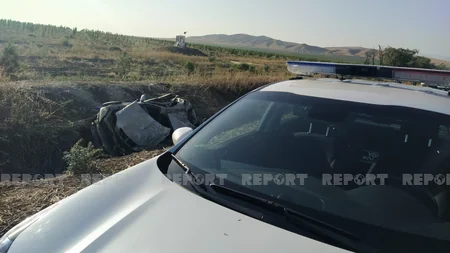 Oğuzda avtomobil aşıb, xəsarət alanlar var