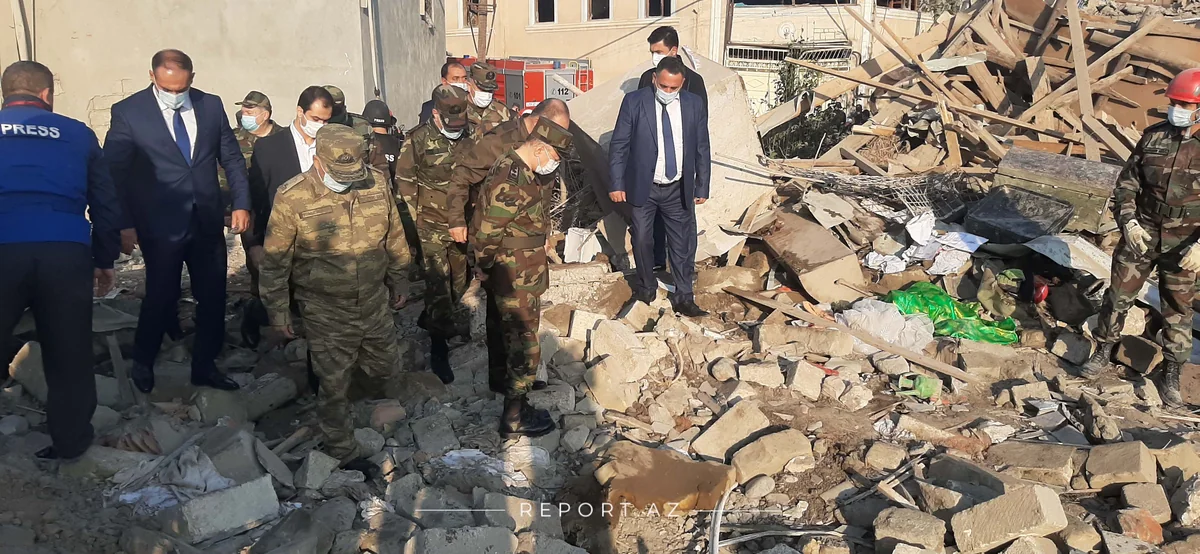 Nazir: Gəncədə xilasetmə işləri yekunlaşmaq üzrədir