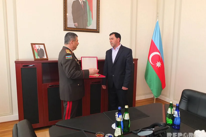 Zakir Həsənov Gürcüstanda yaşayan şəhid ailələri ilə görüşüb - FOTO