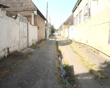 Kürdəmirin mərkəzi küçəsinin mövsümi qonaqları: yayda üfunət, qışda sel suları - REPORTAJ