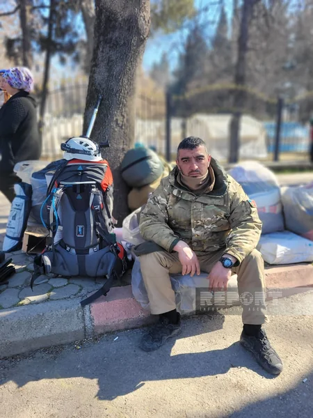 Азербайджанские ветераны добровольцами отправились на помощь Турции