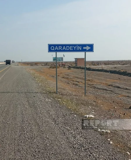 Ağdaşın Qaradeyin kəndinin yolları bərbad vəziyyətə düşüb