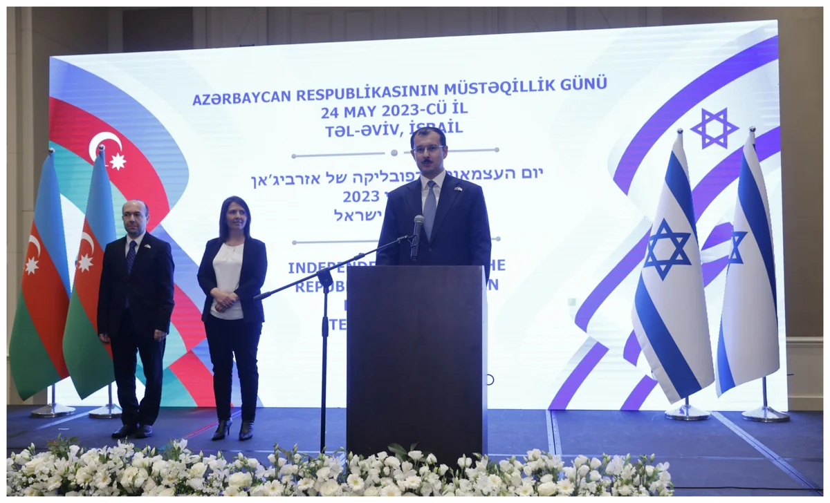 Azərbaycanın İsraildəki səfirliyi ilk dəfə Müstəqillik Günü münasibətilə rəsmi tədbir keçirib