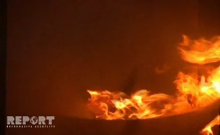 ​İmişli rayonunda 6 otaqlı ev yanıb - FOTO