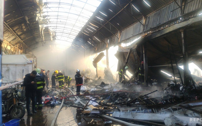 Fire in large shopping center in Baku extinguished - PHOTO - VIDEO