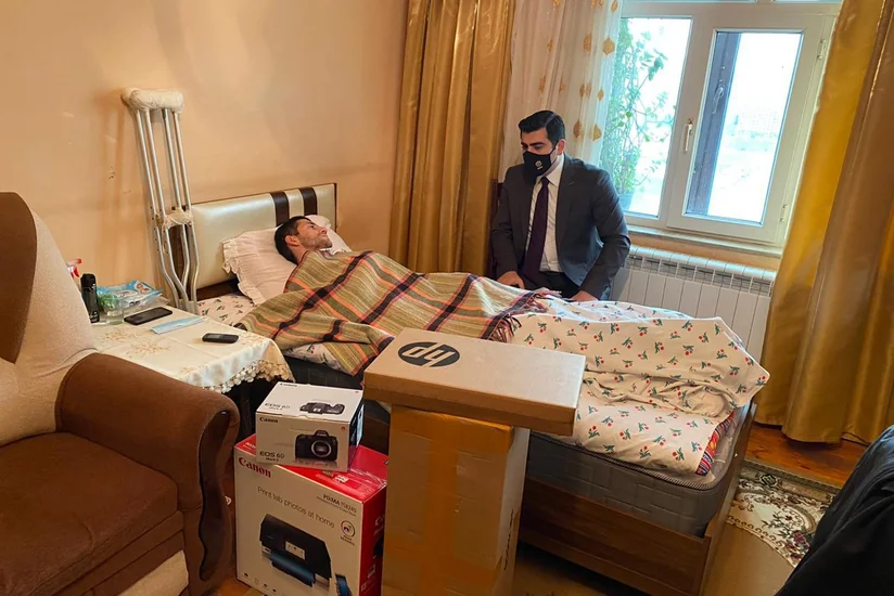 Nazirlik Qarabağ qazisinin uşaqlıq arzusunu reallaşdırdı