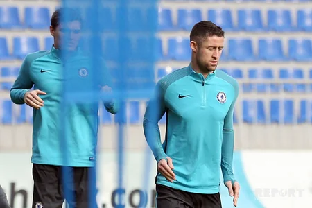 İngiltərənin Çelsi komandası Bakıda son məşqinə çıxıb