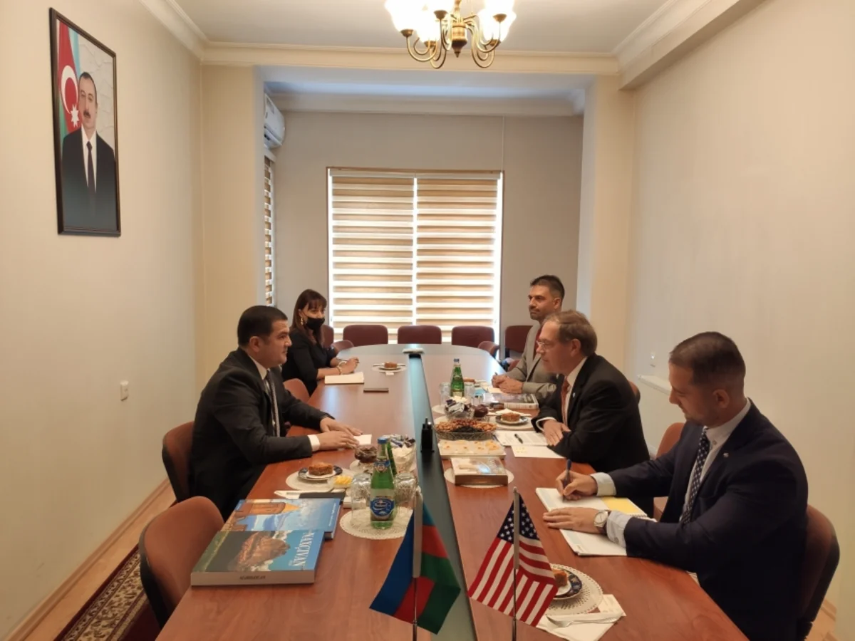 Nakhchivan representative mulls  opening of Zangazur corridor with US Ambassador