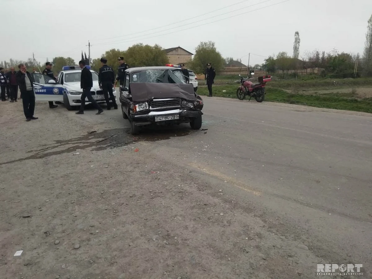 Neftçalada yol qəzası baş verib, xəsarət alanlar var - FOTO - VİDEO - YENİLƏNİB