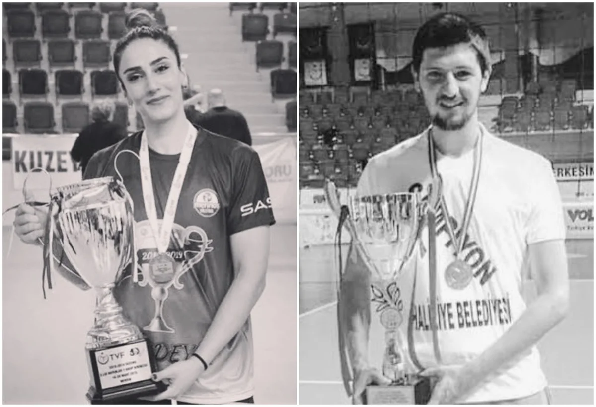 Türkiyədəki zəlzələdə voleybolçu cütlük həlak olub
