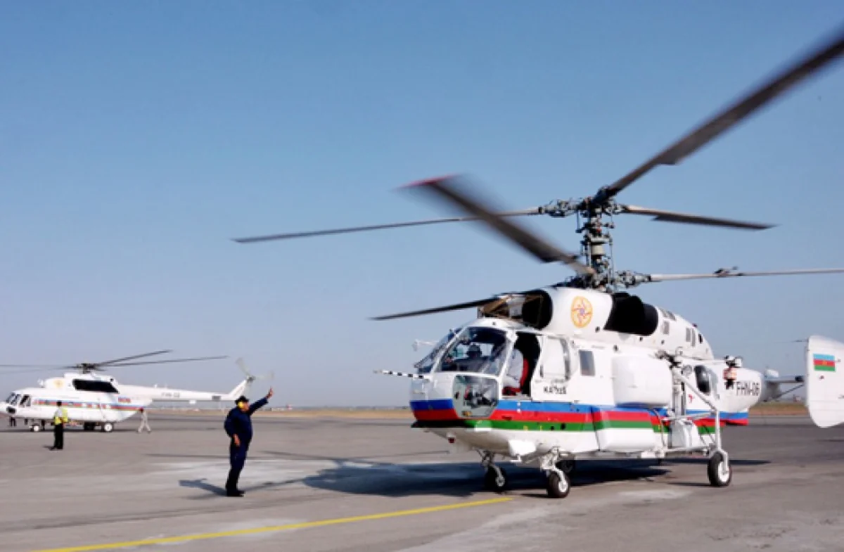 Azərbaycan helikopteri Gürcüstanda meşə yanğınlarının söndürülməsi əməliyyatlarına qoşulub