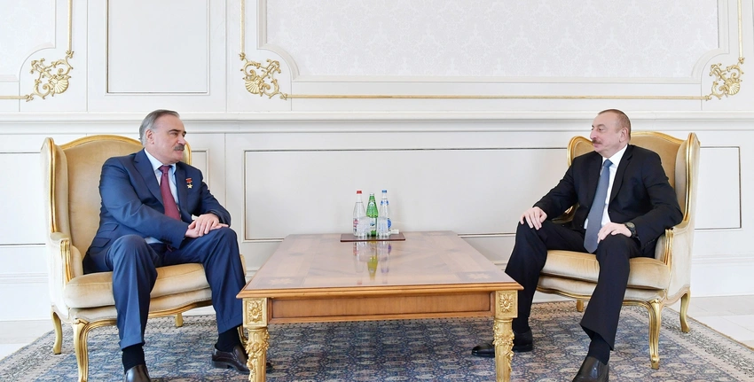 Ruslan Auşev Azərbaycan Prezidentini təbrik edib
