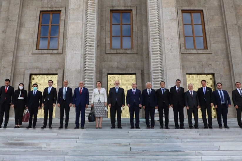 Ərdoğan YAP nümayəndə heyətini qəbul edib