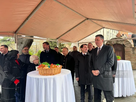 Tbilisinin meri Novruz tədbirlərinə qatılıb