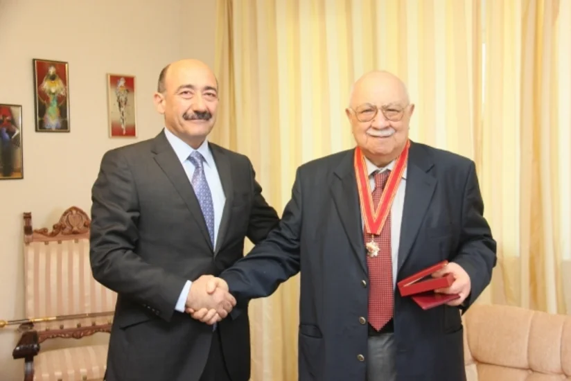 Minister Abulfas Garayev visited prominent Azerbaijani writer