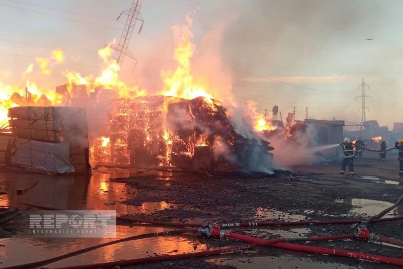 Горящий рынок стройматериалов взят под контроль полиции