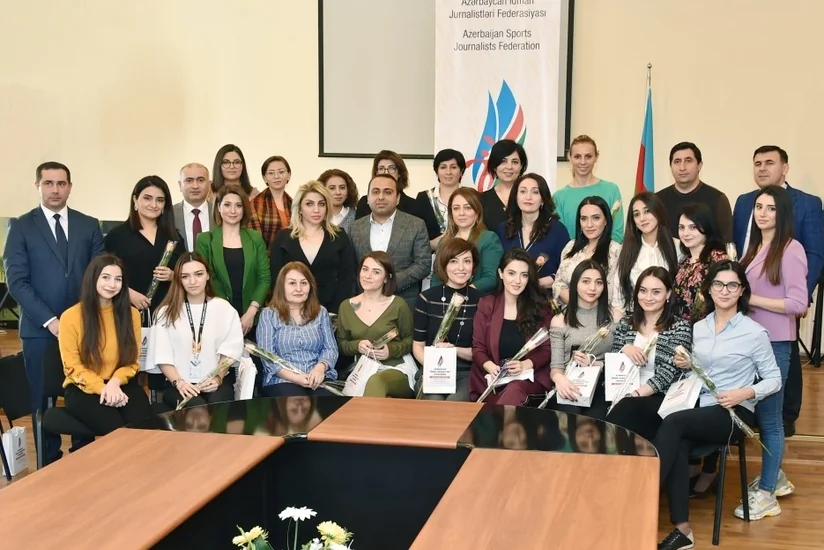 AİJF qadın idman jurnalistlərini mükafatlandırdı