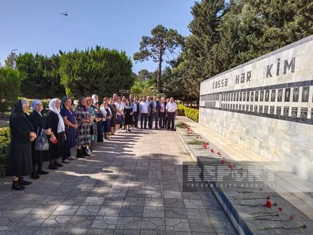 Biləsuvarda müharibədə itkin düşmüş hərbçilərin ailələri ilə görüş keçirilib