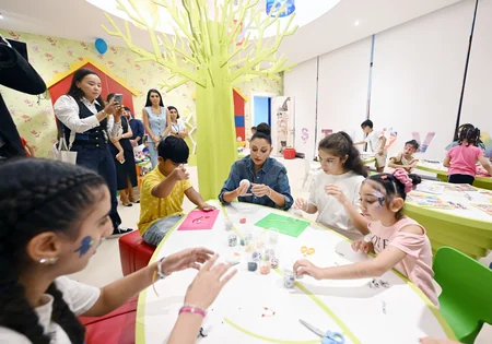 First Vice-President Mehriban Aliyeva attends celebration organized for children by Heydar Aliyev Foundation