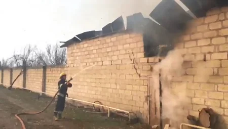 Göyçayda tövlə yanıb, mal-qara və ev quşları tələf olub